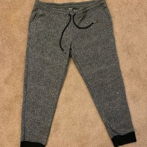 Roots Heather Grey Short Length Sweatpants